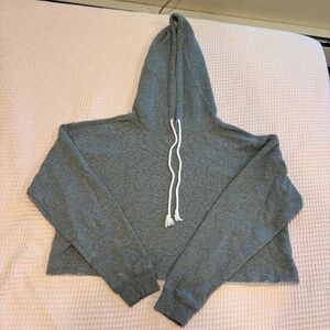 Wild Fable Cropped Grey Hoodie